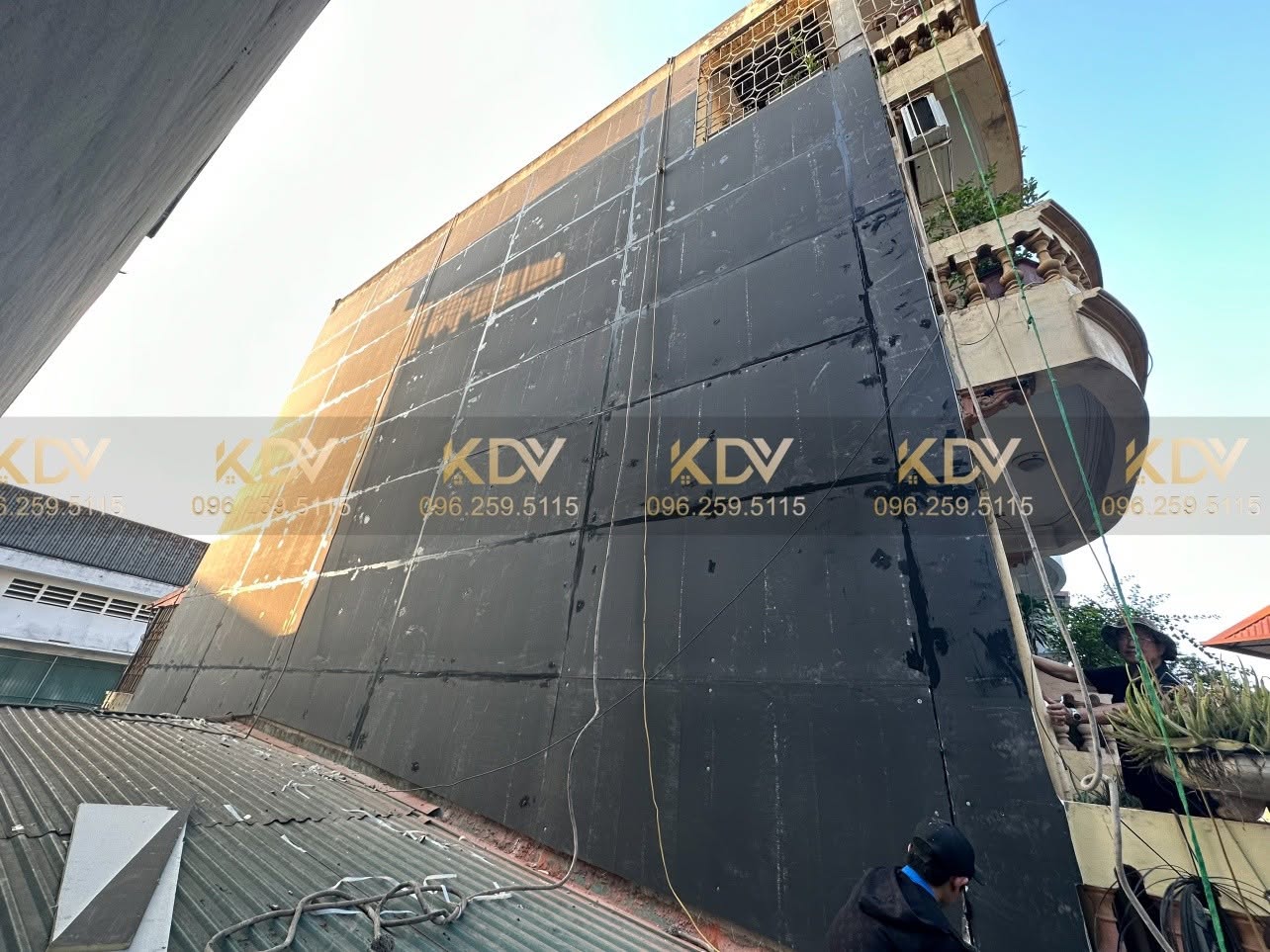 Giải pháp chống nóng tường hướng tây
